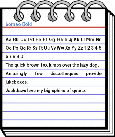 borneo Bold Font
