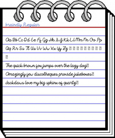 braindly Regular Font