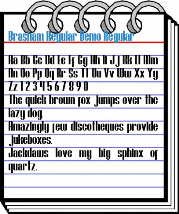 Brasham Regular Demo Regular Font