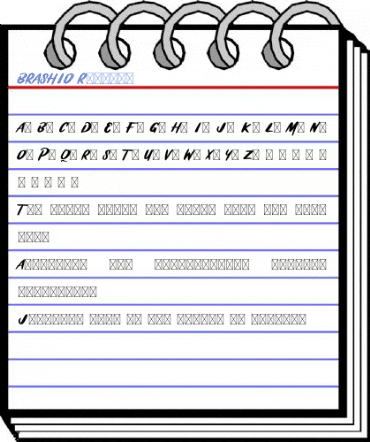 BRASHIO Regular Font