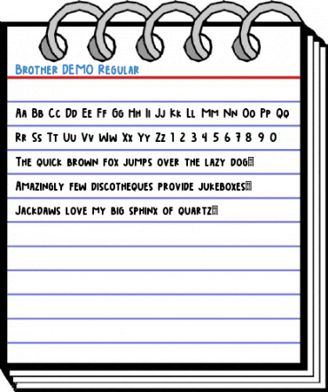 Brother DEMO Regular Font