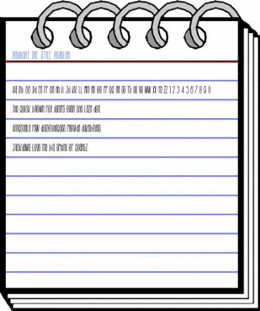 BROUGHT THE STYLE Regular Font