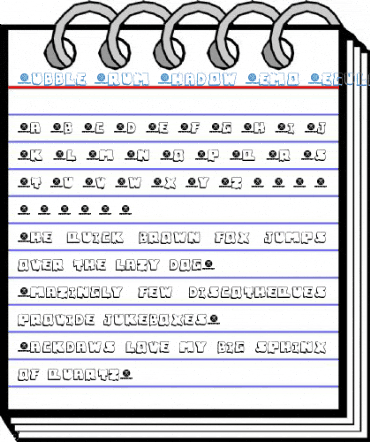 Bubble Frum Shadow Demo Regular Font