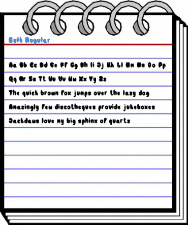 Bulb Regular Font