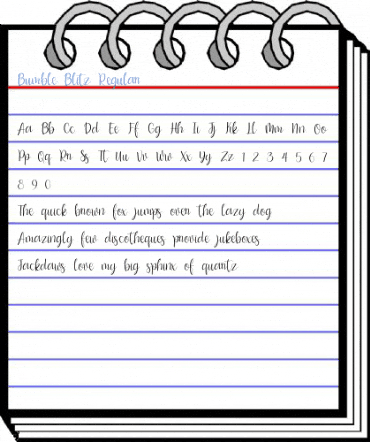 Bumble Blitz Regular Font