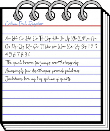 Callien Pooh Regular Font