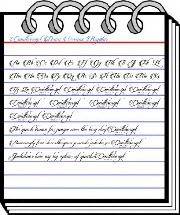 Candlescript Demo Version Regular Font