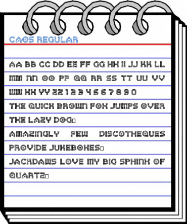 Caos Regular Font