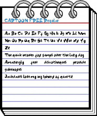 CARTOON FREE Regular Font