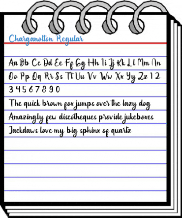 Charganolton Regular Font