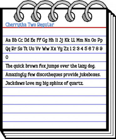 Cherrytha Two Regular Font