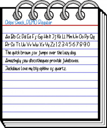 Chips Snack_DEMO Regular Font