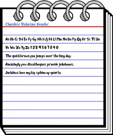 Chocolate Valentine Regular Font