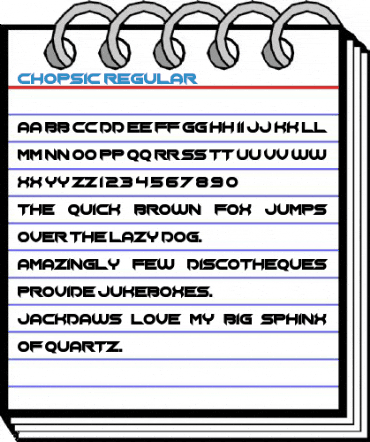 Chopsic Regular Font