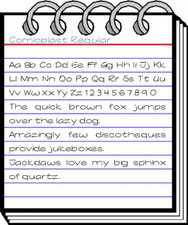 Comicblast Regular Font