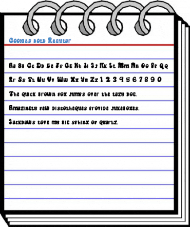 Cookies bold Regular Font