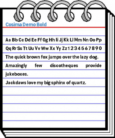 Cosima Demo Bold Font