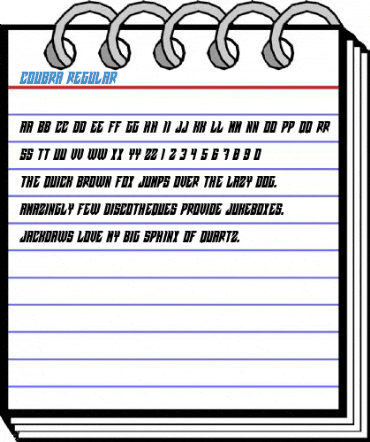 Coubra Regular Font