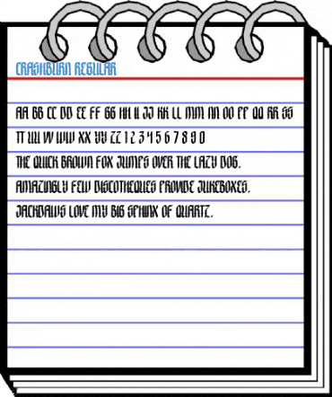 Crashburn Regular Font