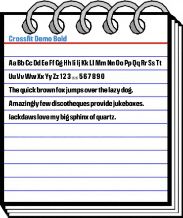 Crossfit Demo Bold Font