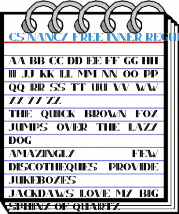 CS Nancy Free Inner Regular Font