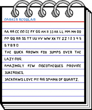 DARKER Regular Font
