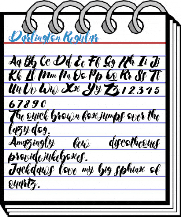 Darlington Regular Font