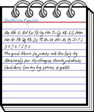 DeathZone Regular Font