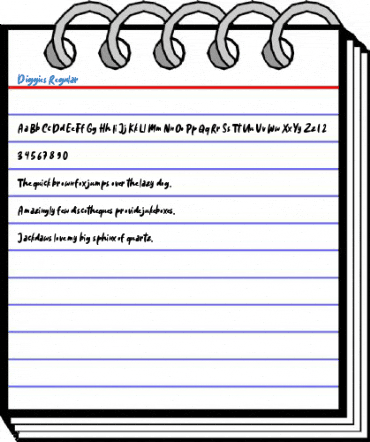 Diggies Regular Font