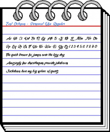 East Octopus - Personal Use Regular Font