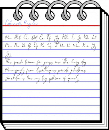 Edwards Regular Font
