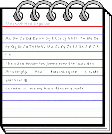ElectroFried Regular Font