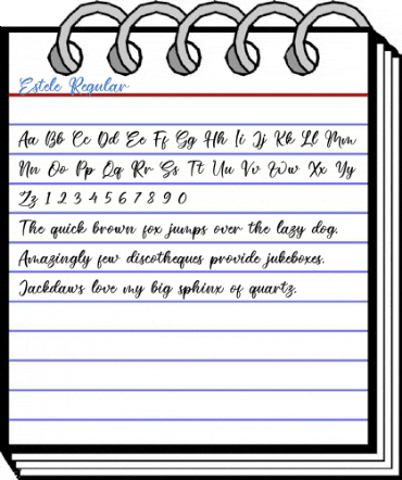 Estele Regular Font