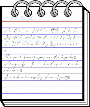 Estella Regular Font