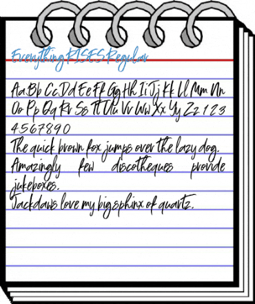 Everything RISES Regular Font