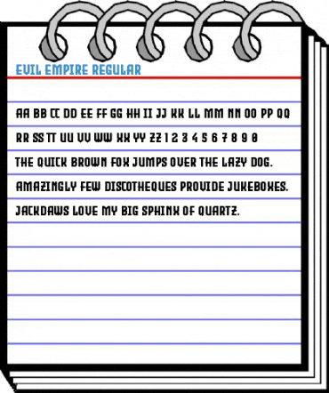 Evil Empire Regular Font