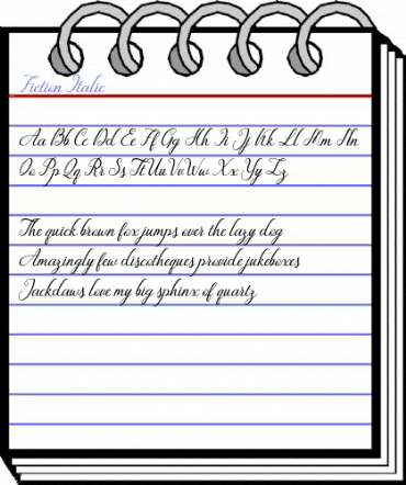 Fiction Italic Font