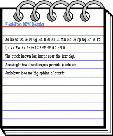 Fleabitten DEMO Regular Font