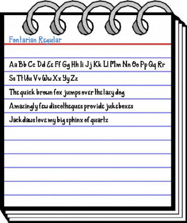 Fontarian Regular Font