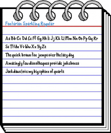 Fontarian Sparkling Regular Font