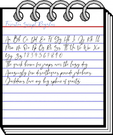 Forestea Script Regular Font