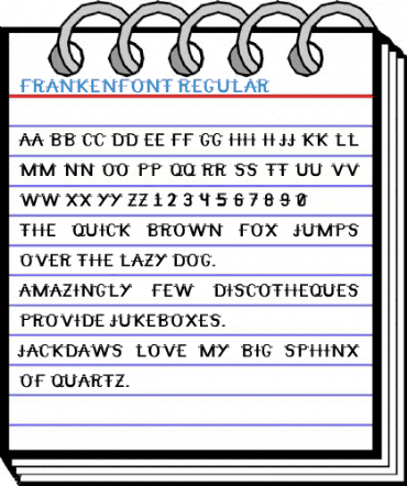 Frankenfont Regular Font