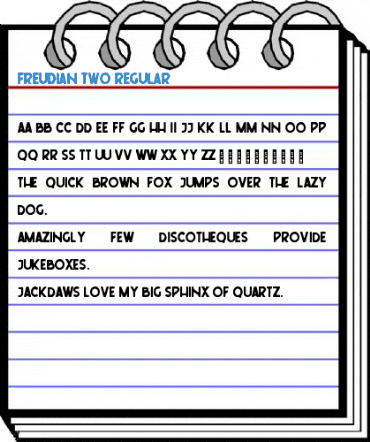 Freudian Two Regular Font