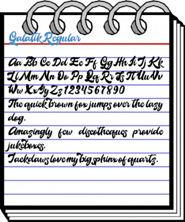 Galatik Regular Font