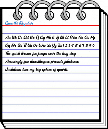 Gandhi Regular Font