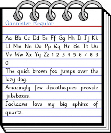 Gannister Regular Font