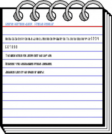 George Harrison & Friends Regular Font