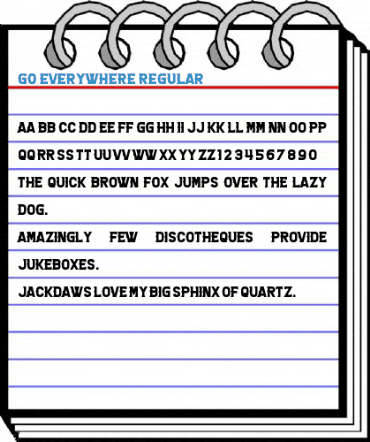 Go Everywhere Regular Font