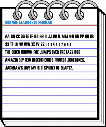 Grunge Manifesto Regular Font