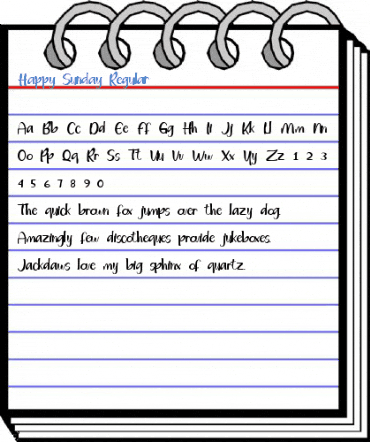 Happy Sunday Regular Font